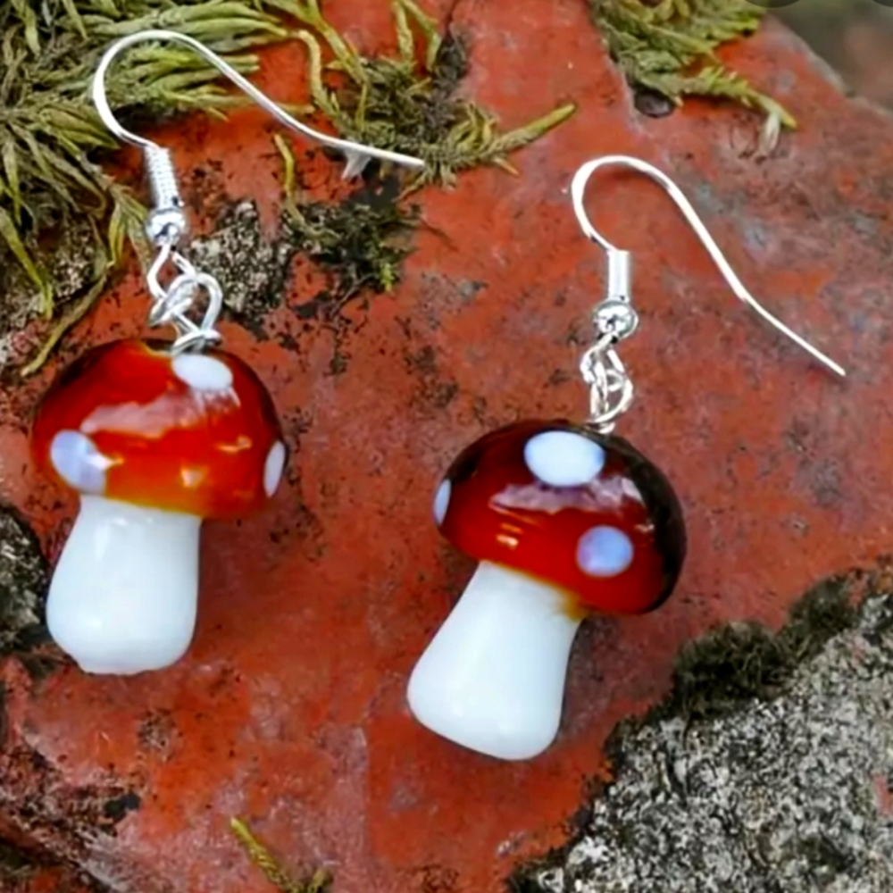Mushroom Earings